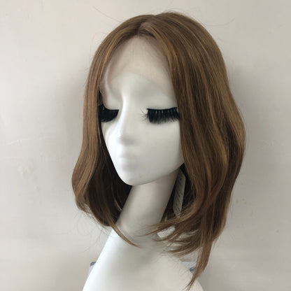 DAMOND  Full Handmade 5x5" Mono Top Wig With HD Swiss Lace front And Virgin Remy Raw Hair For Women