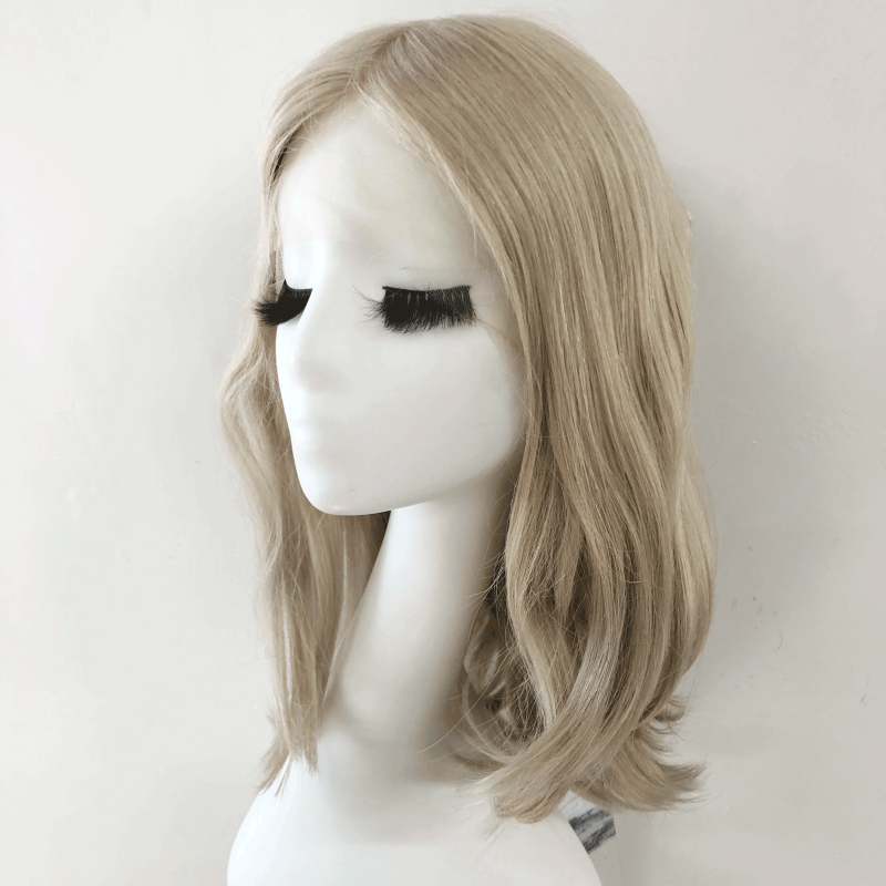 DAMOND  Full Handmade 5x5" Mono Top Wig With HD Swiss Lace front And Virgin Remy Raw Hair For Women