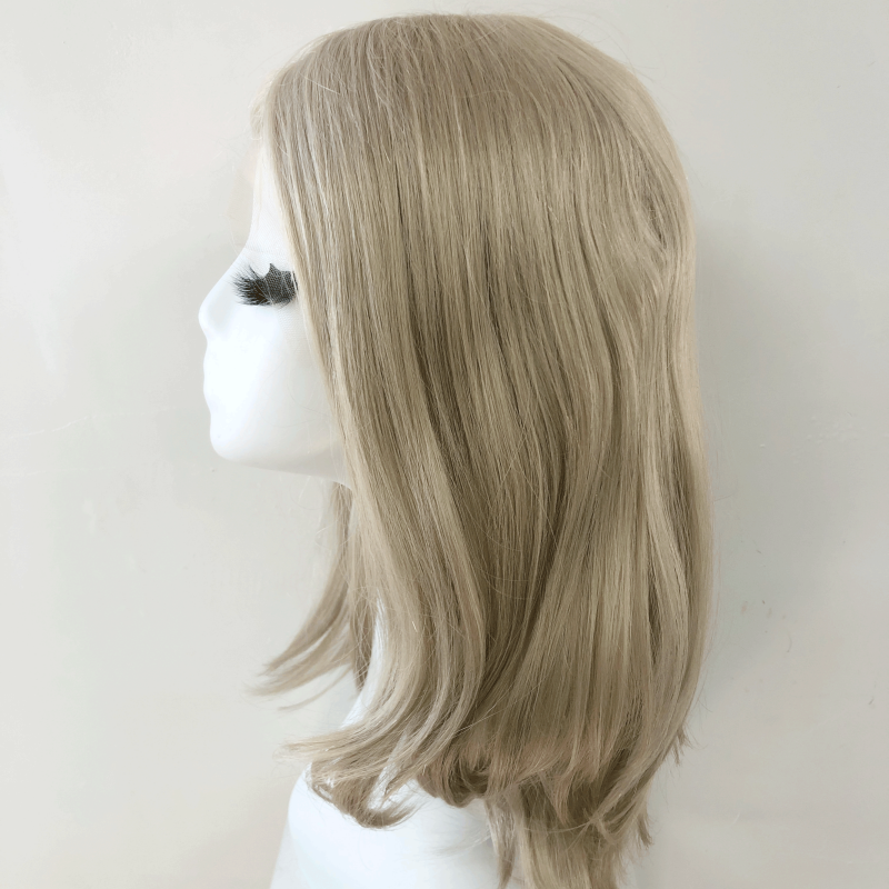 DAMOND  Full Handmade 5x5" Mono Top Wig With HD Swiss Lace front And Virgin Remy Raw Hair For Women