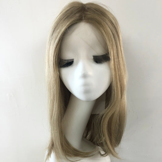 SPECTRA Full Handmade 5x5" Mono Top  Wig With Hard P Mono Lace Front And Virgin Remy Raw Hair For Women