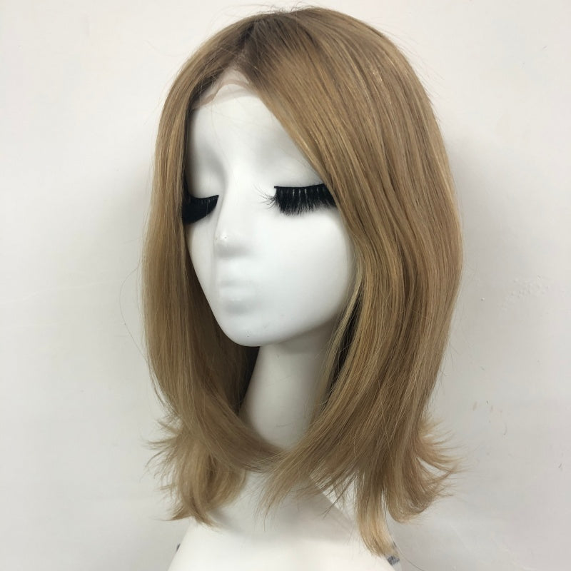 SPECTRA Full Handmade 5x5" Mono Top  Wig, With Hard P Mono Lace Front And Virgin Remy Raw Hair For Women