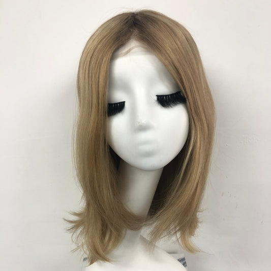 DAMOND  Full Handmade 5x5" Mono Top Wig With HD Swiss Lace front And Virgin Remy Raw Hair For Women