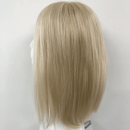 DAMOND  Full Handmade 5x5" Mono Top Wig With HD Swiss Lace front And Virgin Remy Raw Hair For Women