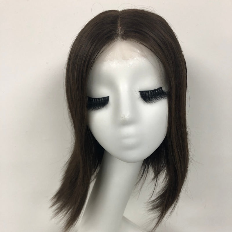 LASA 5x5" Lace Top Wig, Weft Back, With HD Lace Front And Raw Cutucle Hair For Women