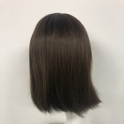 FLOWER HD Lace Front Mono Top Wig HD lace front Made With Virgin Remy Raw Hair For Women