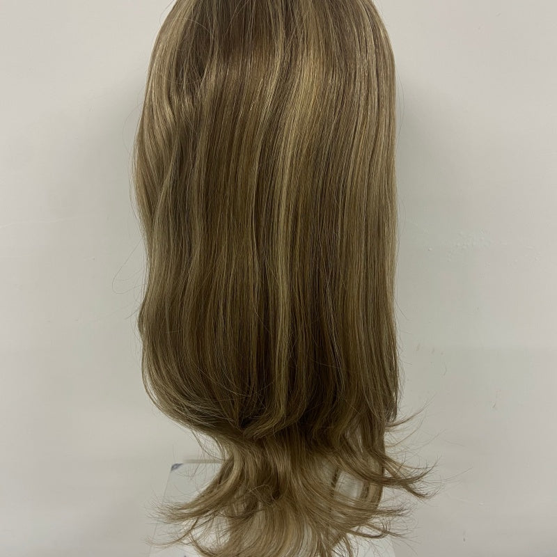 LEVITA Full Handmade Mono Top Wig With P Mono Lace Front & Silk Cover For Women
