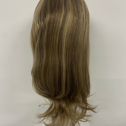 LEVITA Full Handmade Mono Top Wig With P Mono Lace Front & Silk Cover For Women