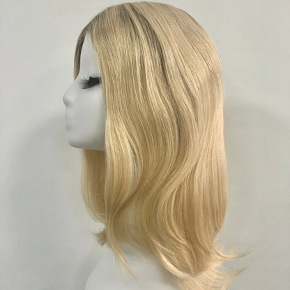 LEVITA Full Handmade Mono Top Wig With P Mono Lace Front & Silk Cover For Women LEVITA Full Handmade Mono Top Wig With P Mono Lace Front & Silk Cover LEVITA Full Handmade Mono Top Wig With P Mono Lace Front & Silk Cover