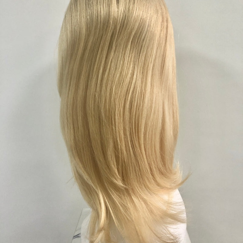 LEVITA Full Handmade Mono Top Wig With P Mono Lace Front & Silk Cover For Women LEVITA Full Handmade Mono Top Wig With P Mono Lace Front & Silk Cover LEVITA Full Handmade Mono Top Wig With P Mono Lace Front & Silk Cover
