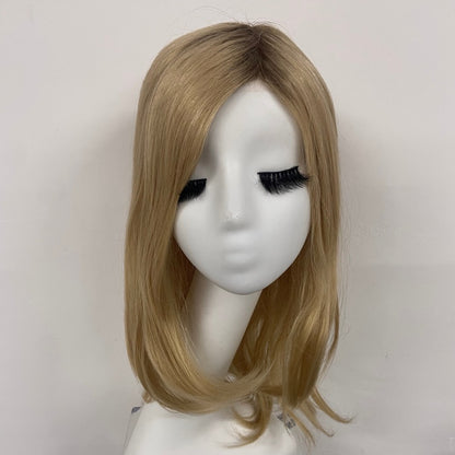 LEVITA Full Handmade Mono Top Wig With P Mono Lace Front & Silk Cover