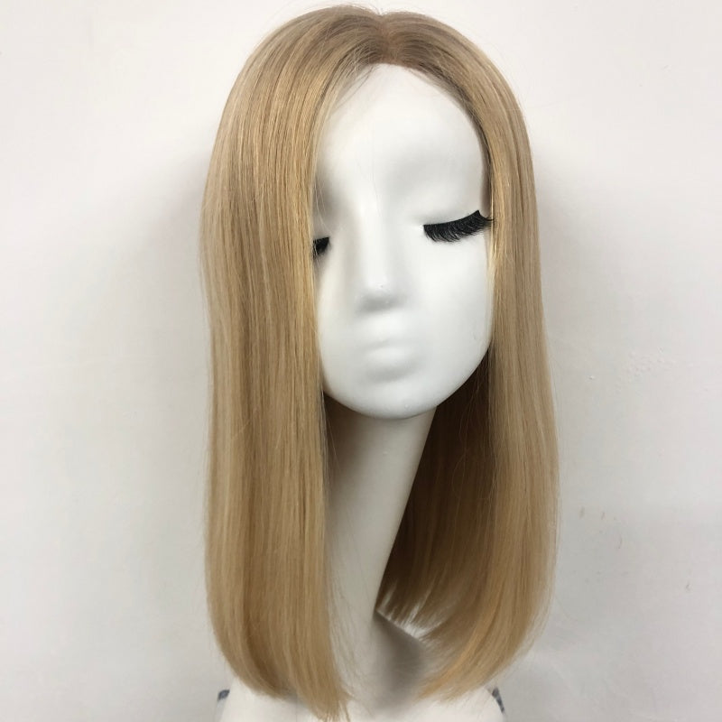 Handmade Monofilament Top Wig With HD Swiss Lace Front For Women