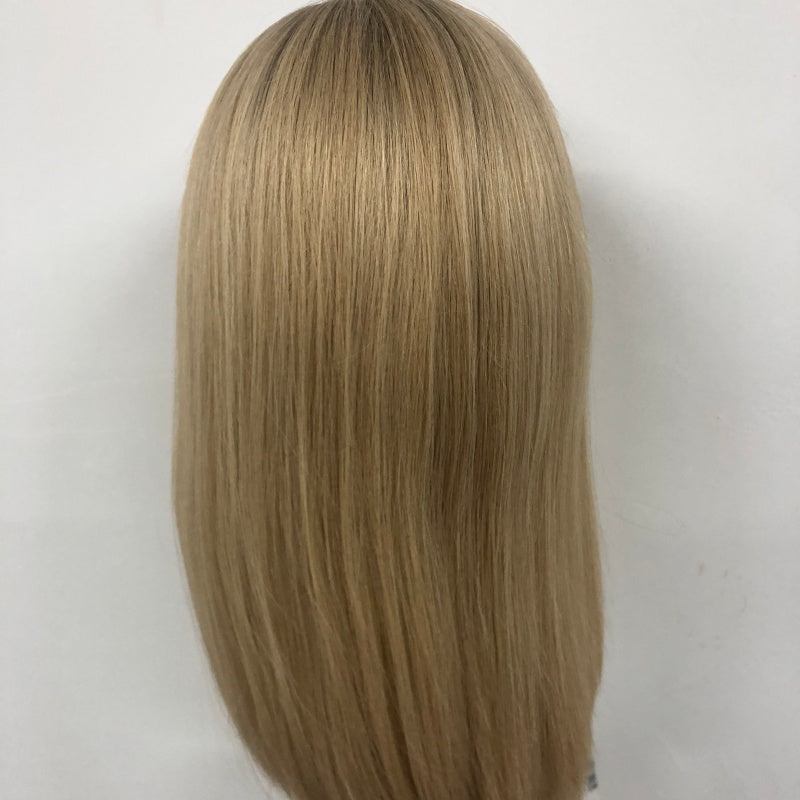 ANNABELLE 5x5" Mono Top Wig  Weft Back  With Transparent Lace Front And Raw Cutucle Hair For Women