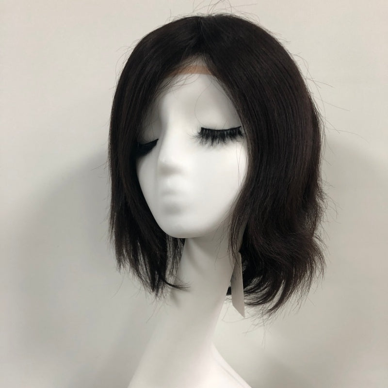EUFMO Full Handmade 5x5" Mono Top Wig With HD Swiss Lace front And Virgin Remy Raw Hair For Women