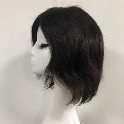 EUFMO Full Handmade 5x5" Mono Top Wig With HD Swiss Lace front And Virgin Remy Raw Hair For Women