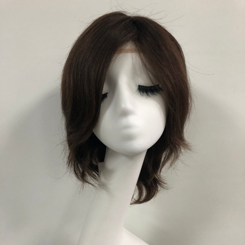 EUFMO Full Handmade 5x5" Mono Top Wig With HD Swiss Lace front And Virgin Remy Raw Hair For Women