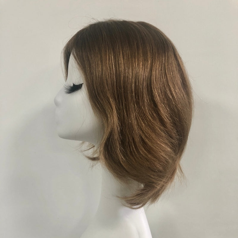EUFMO Full Handmade 5x5" Mono Top Wig With HD Swiss Lace front And Virgin Remy Raw Hair For Women