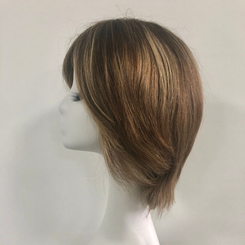EUFMO Full Handmade 5x5" Mono Top Wig With HD Swiss Lace front And Virgin Remy Raw Hair For Women