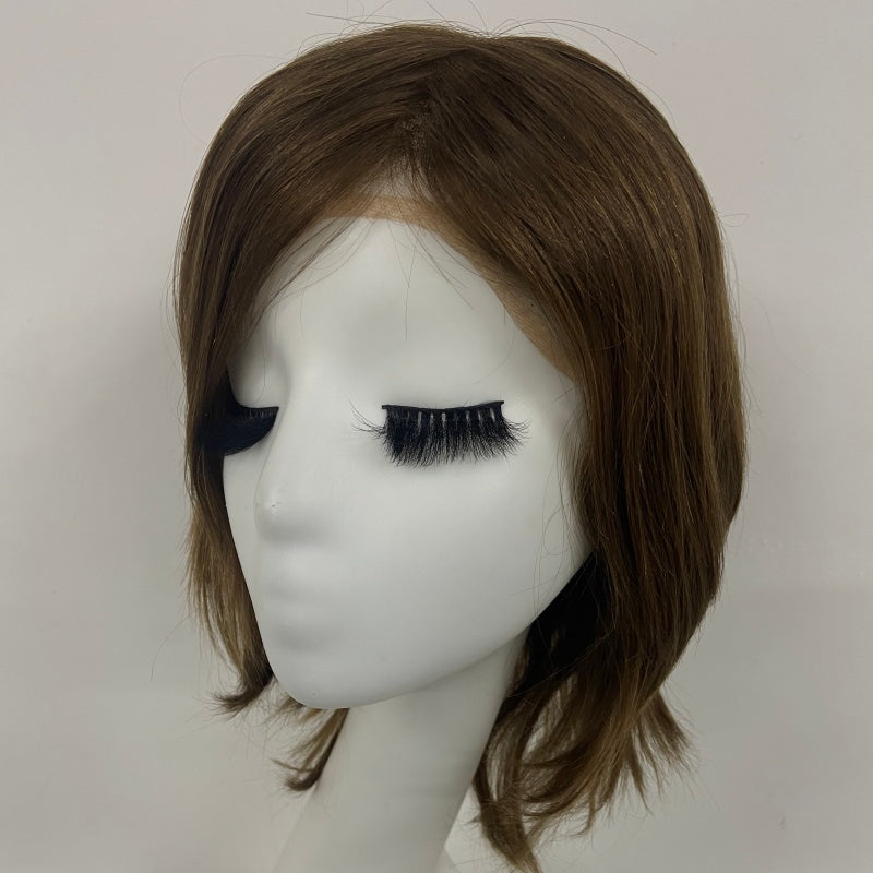 EUFMO Full Handmade 5x5" Mono Top Wig With HD Swiss Lace front And Virgin Remy Raw Hair For Women
