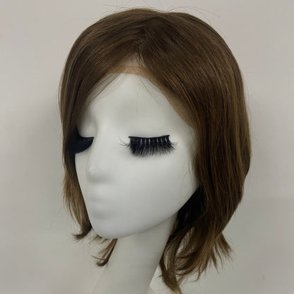 EUFMO Full Handmade 5x5" Mono Top Wig With HD Swiss Lace front And Virgin Remy Raw Hair For Women
