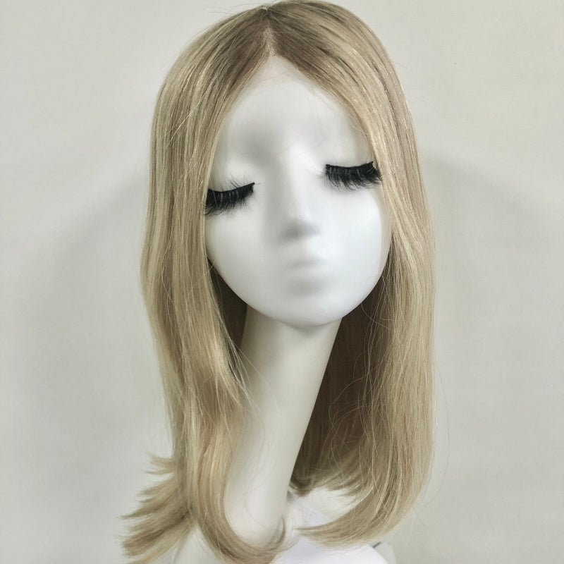 DAMOND  Full Handmade 5x5" Mono Top Wig With HD Swiss Lace front And Virgin Remy Raw Hair For Women