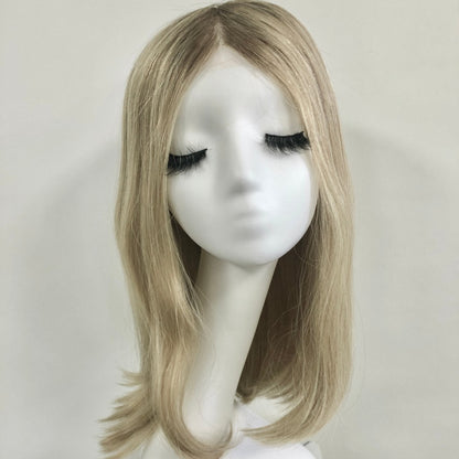 DAMOND  Full Handmade 5x5" Mono Top Wig With HD Swiss Lace front And Virgin Remy Raw Hair For Women