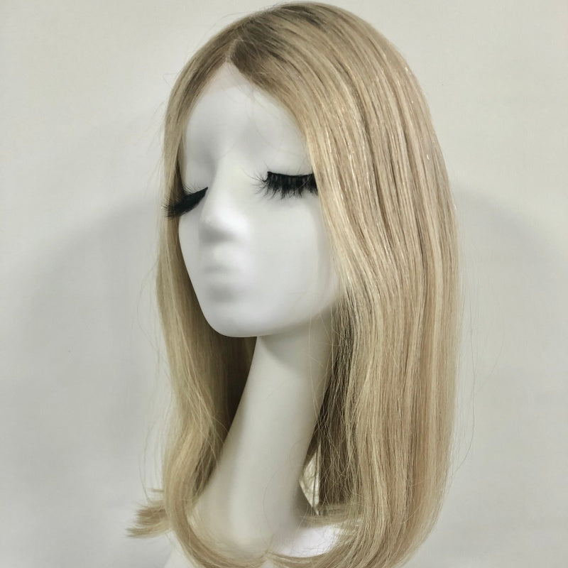 SECON Full Handmade Silicon Wig , With HD Swiss Lace Front And Virgin Remy Raw Hair For Women