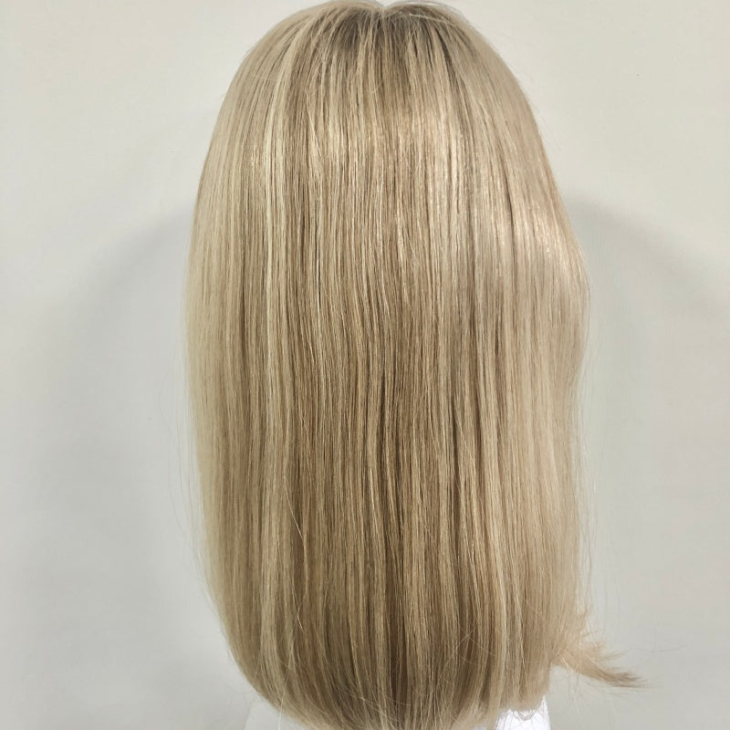 DAMOND  Full Handmade 5x5" Mono Top Wig With HD Swiss Lace front And Virgin Remy Raw Hair For Women