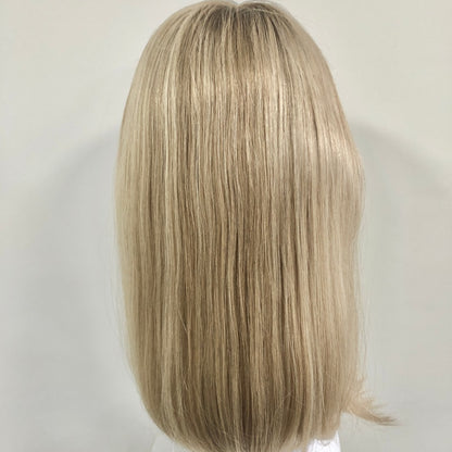 SPECTRA Full Handmade 5x5" Mono Top  Wig, With Hard P Mono Lace Front And Virgin Remy Raw Hair For Women