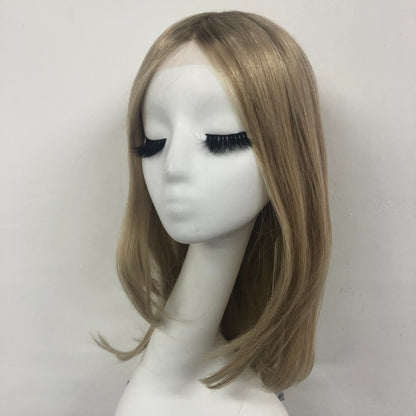 DAMOND  Full Handmade 5x5" Mono Top Wig With HD Swiss Lace front And Virgin Remy Raw Hair For Women