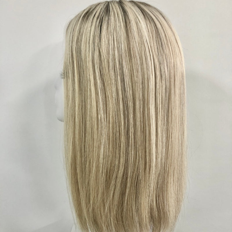 LASA 5x5" Lace Top Wig, Weft Back, With HD Lace Front And Raw Cutucle Hair For Women