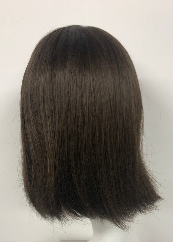 FLOWER HD Lace Front Mono Top Wig HD lace front Made With Virgin Remy Raw Hair For Women