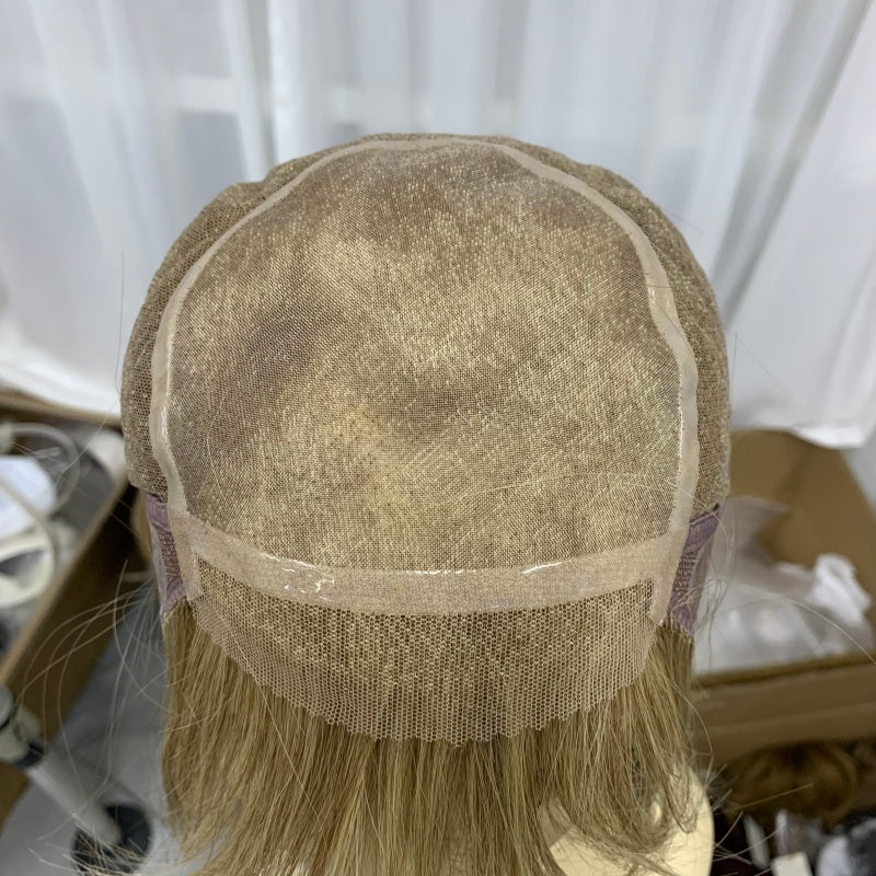 Full Handmade Monofilament Top Wigs For Women Human Hair