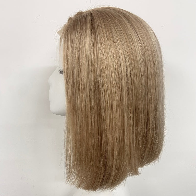 Handmade Monofilament Top Wig With HD Swiss Lace Front For Women
