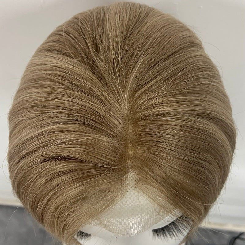 Handmade Monofilament Top Wig With HD Swiss Lace Front For Women