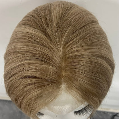 Handmade Monofilament Top Wig With HD Swiss Lace Front For Women