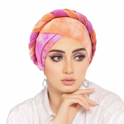 Satin Lined Bonnets for Women Inner Layered Rayon Sleeping Cap Double Layers Warm Headscarf  Turban Silky Satin Bonnet