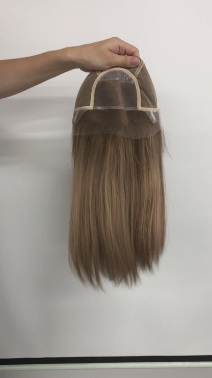 RAW HAIR WITH MONO TOP FOR CANCER PATIENTS MEDICAL WIG